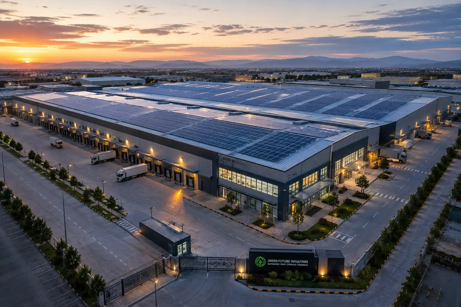 Rooftop solar array installed by Future Frame Constructions